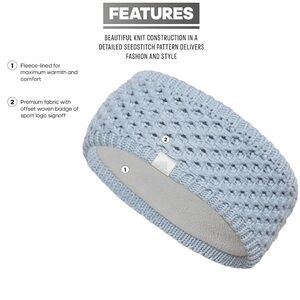 NWT Adidas Women’s Crestline Headband in Wonder Blue